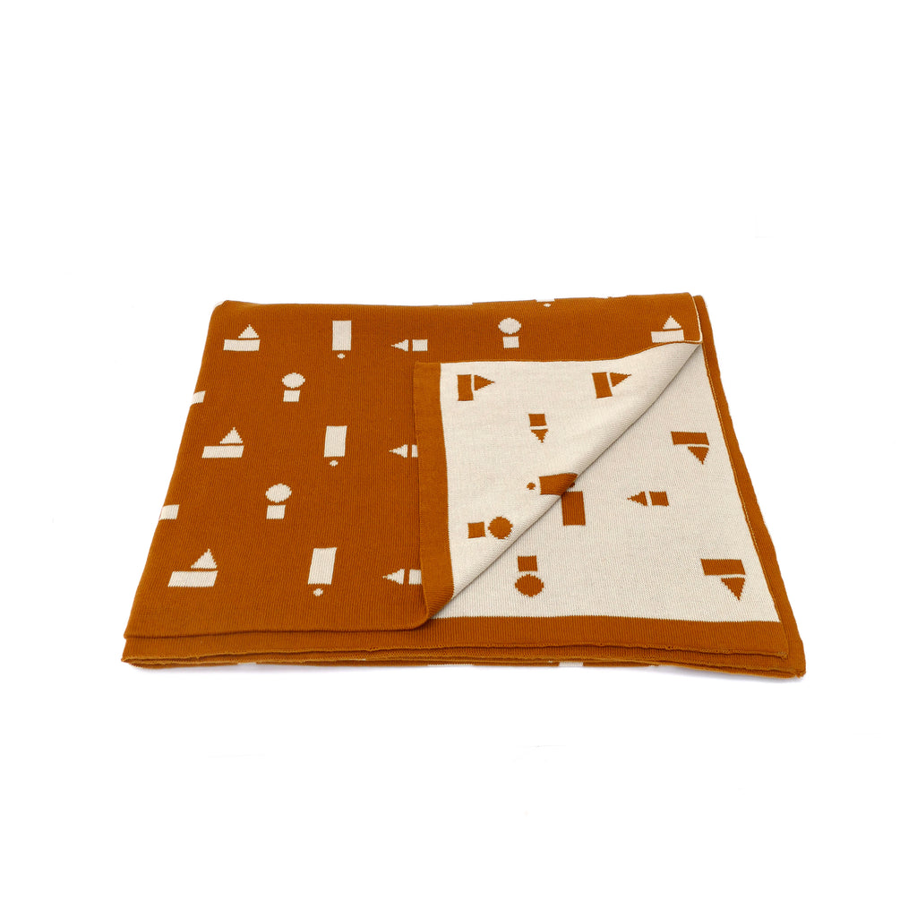 Play Blocks Blanket - Ochre