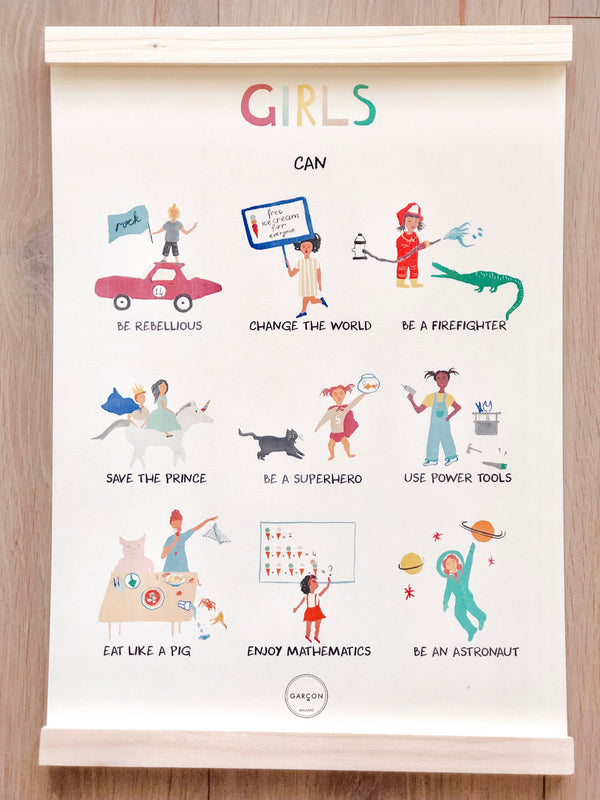 Girls Can Poster